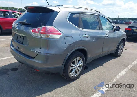2016 Nissan Rogue Sv from USA, damaged, VIN KNMAT2MV9GP627116
